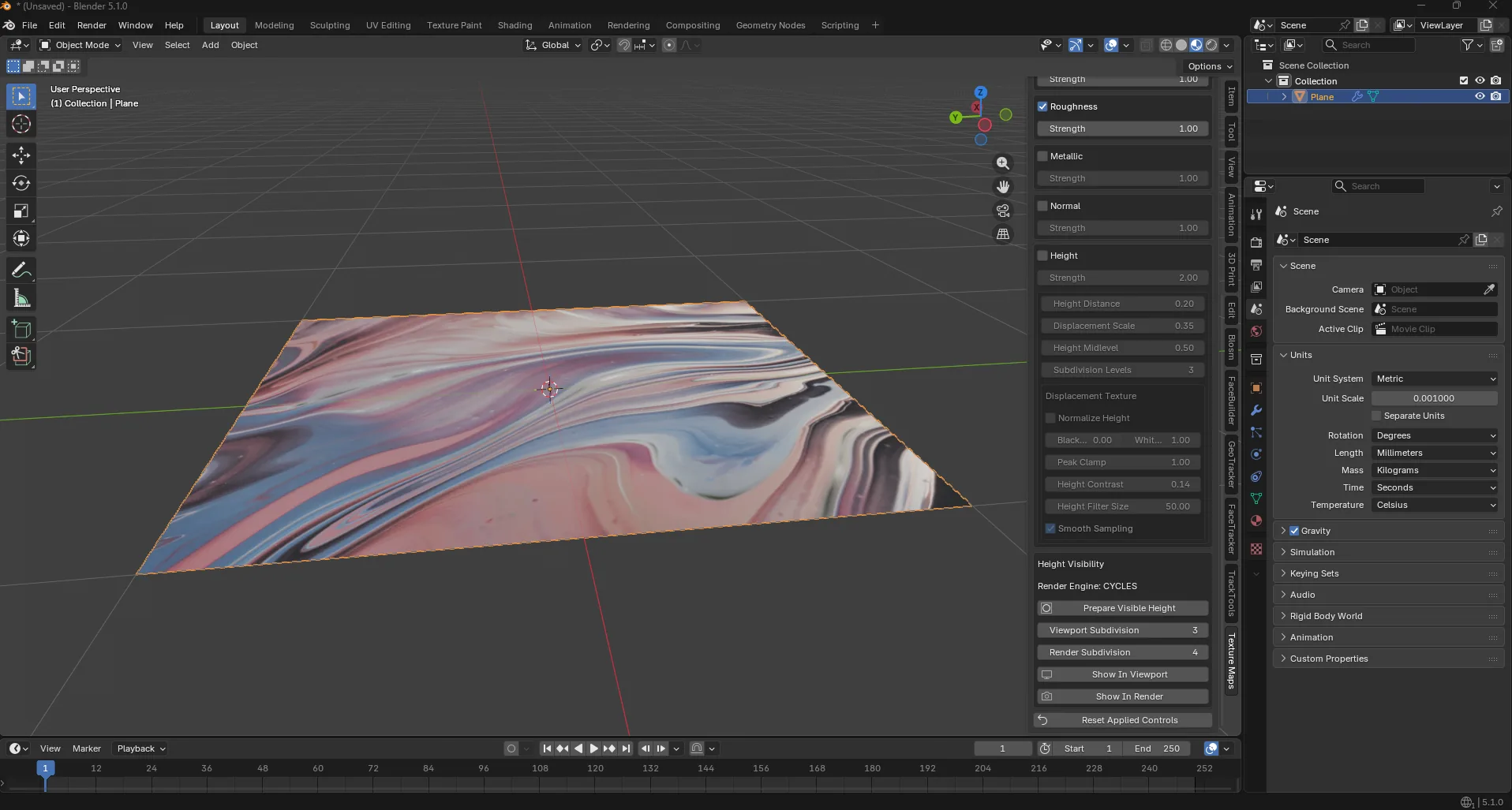 Blender Maps Generator add-on visible inside Blender